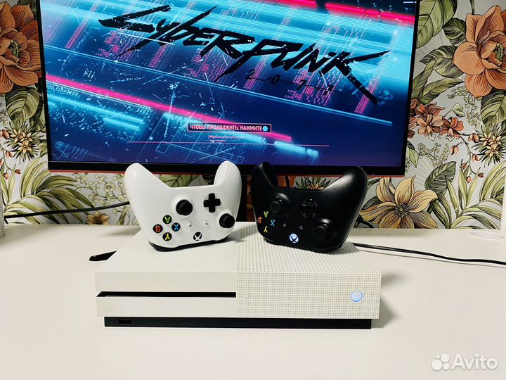 Xbox one S 1Tb / cyberpunk 2077 / обмен