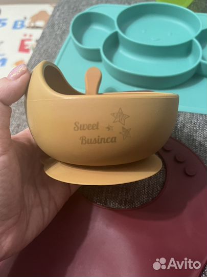 Силиконовая посуда для малышей/поильник