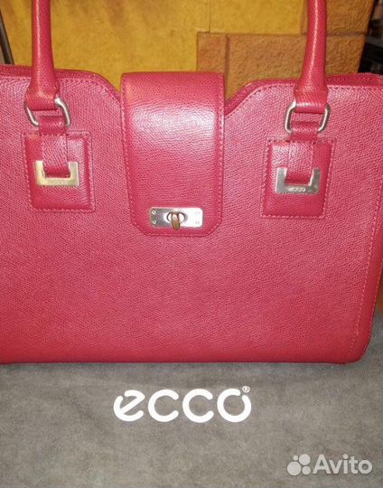 Сумка женская натуральная кожа Ecco б/у