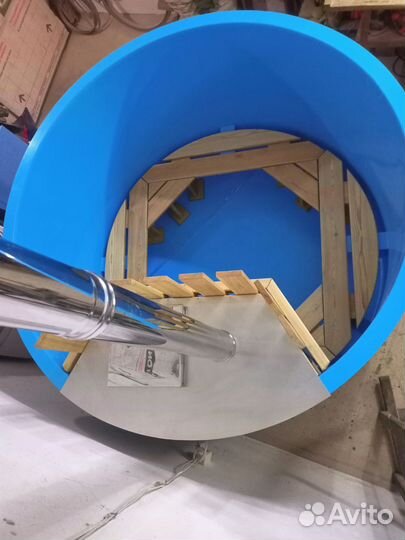 Купель, фурако на дровах