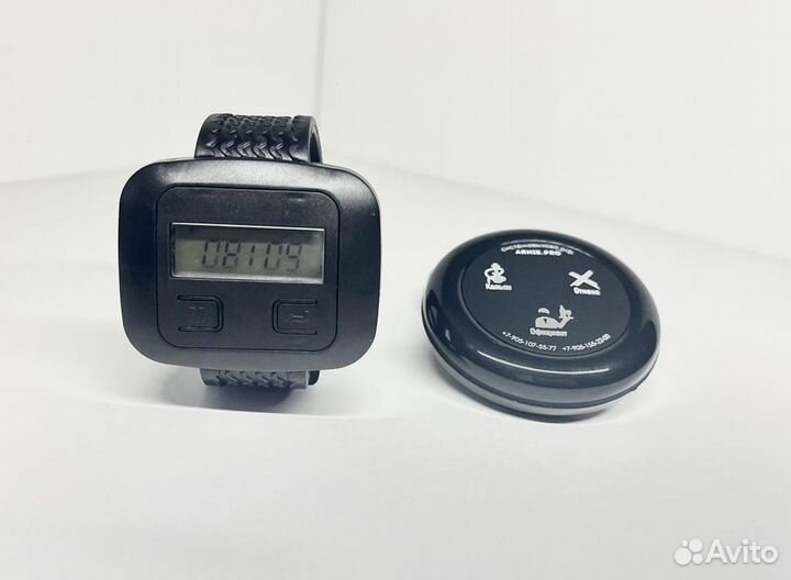 Комплект: часы официанта, кнопка вызова официанта