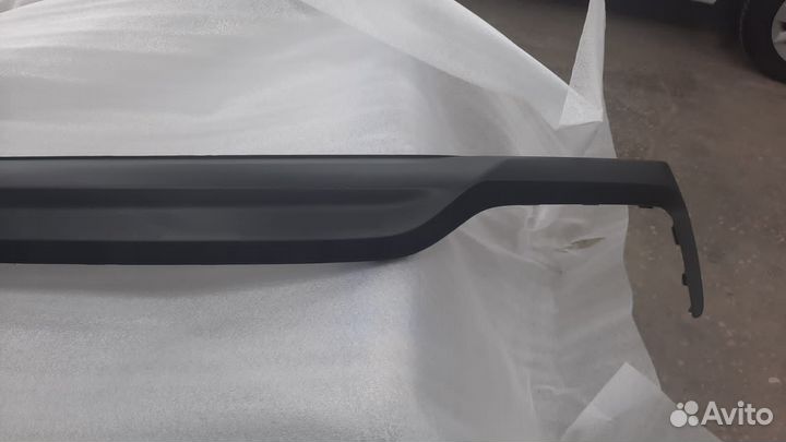 Накладка заднего бампера solaris