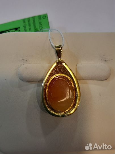 4322 Подвеска золотая 585 Камея