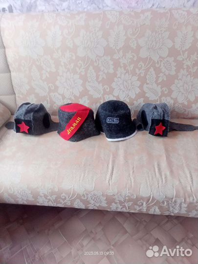 Шапки для бани