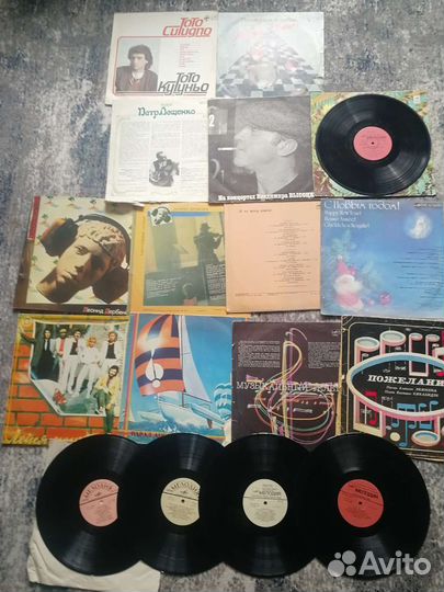 Пластинки 80х годов