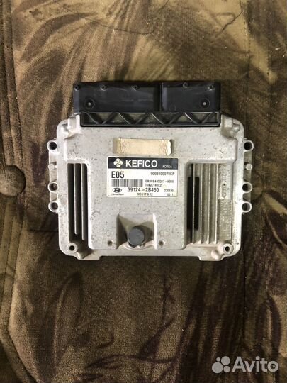 Эбу двигателем hyundai solaris 1.4 АКПП 2013 год