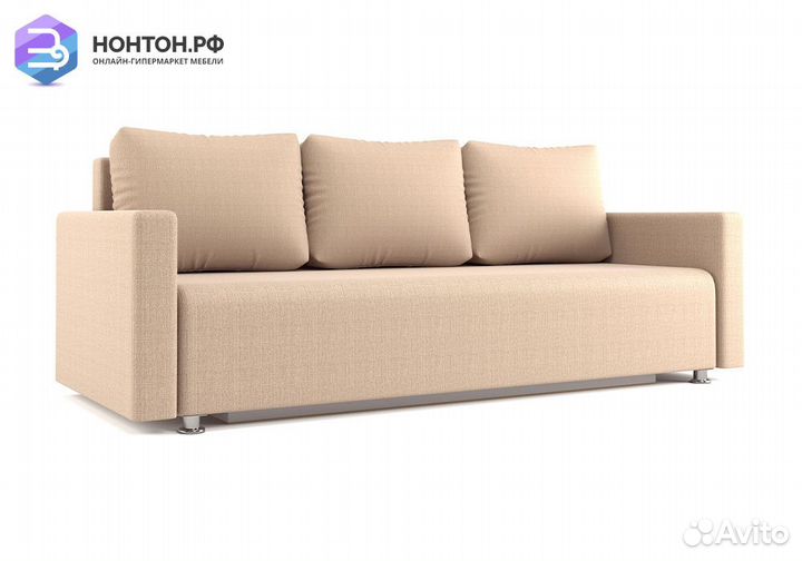 Диван еврокнижка Олимп бежевый