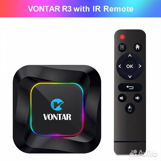Vontar R3 smart tv приставка 4/32(настроена)