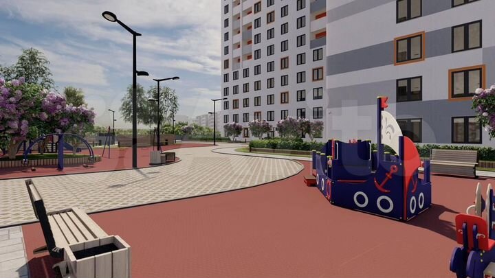 3-к. квартира, 77,2 м², 17/23 эт.