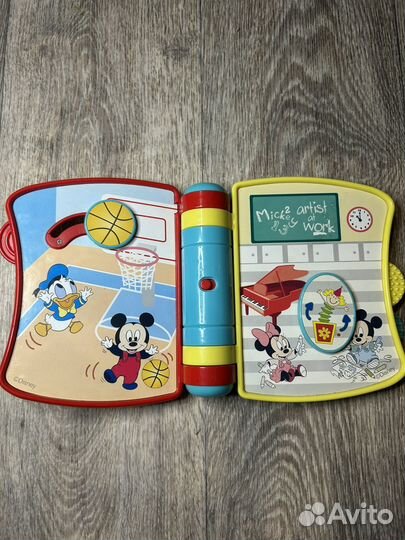 Музыкальная книга игрушка микки маус