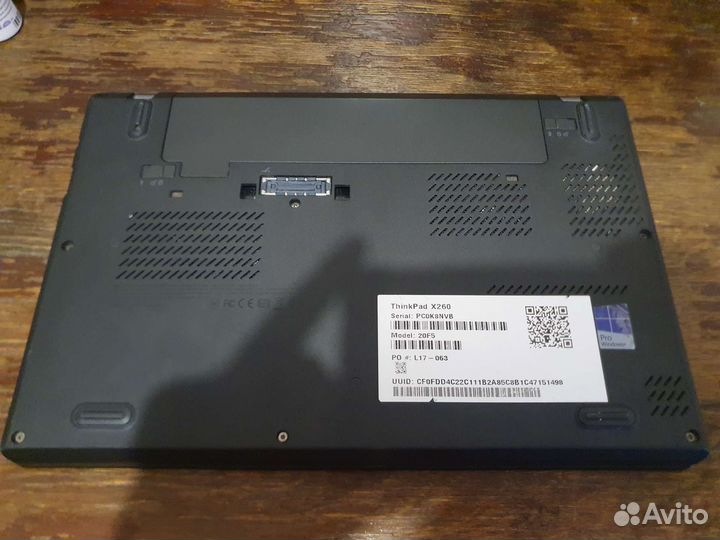 Ноутбук Thinkpad x260 i5/8/256/IPS