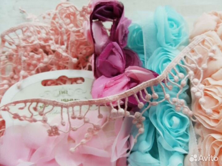 Тесьма, ленты для скрапбукинга, рукоделия