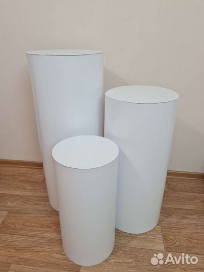 Круглые тумбы/тубусы для декора /кенди бара