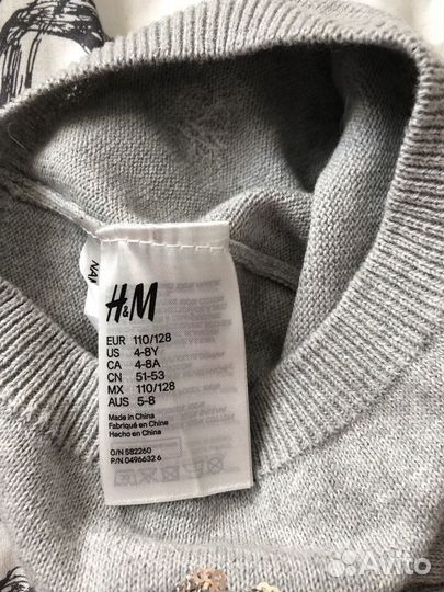 Шапка для девочки hm 4-6 лет