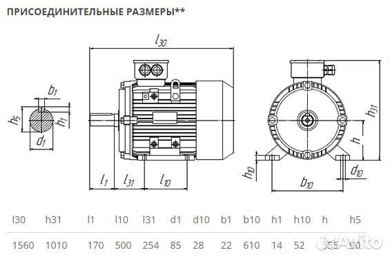 Электродвигатель аир 355SMC2 (355кВт-3000об) новый