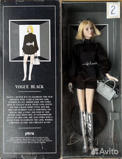 Barbie ptmi Vogue black 2023 Limited