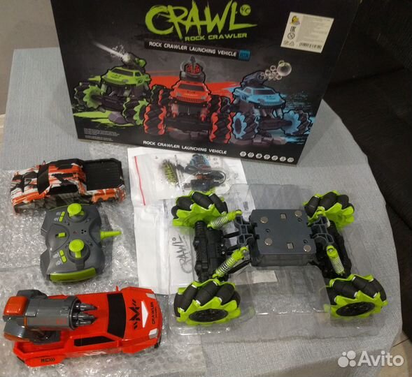 Машина на Р/У- Джип Crawl Rock Crawler 2 в 1,4WD