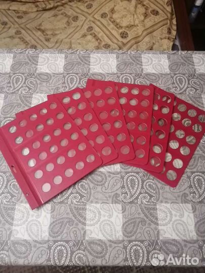 Листы для монет фирмы Коллекционер