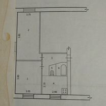 2-к. квартира, 43,7 м², 2/2 эт.