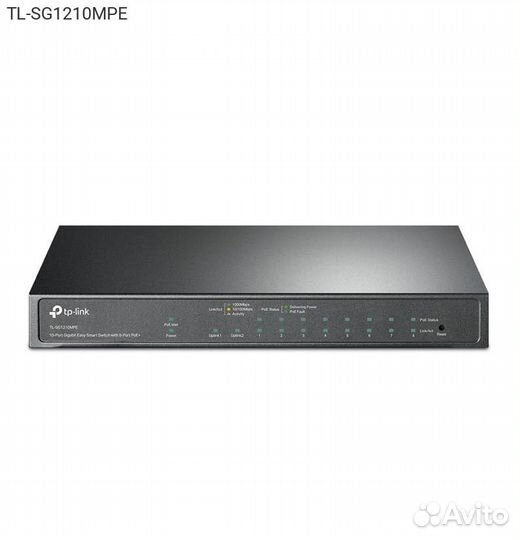Коммутатор TP-Link TL-SG1210MPE Web 10-ports, TL-S