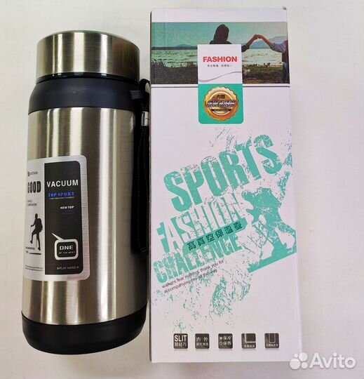 Термос с двойными стенками 800-1500 мл