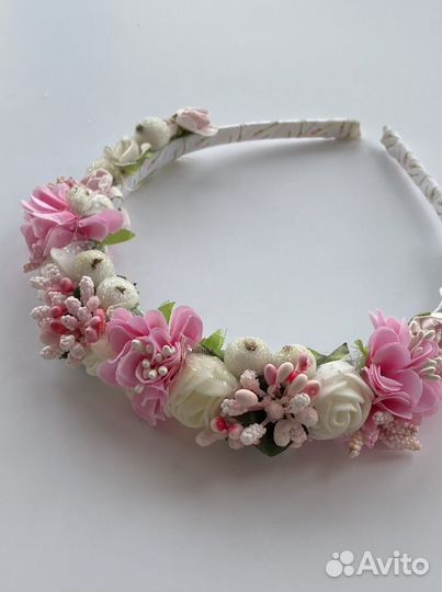 Венок на голову из цветов