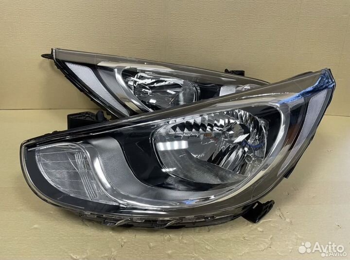 Фара передняя левая/ правая Hyundai Solaris 1