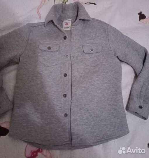 Теплая рубашка для девочки