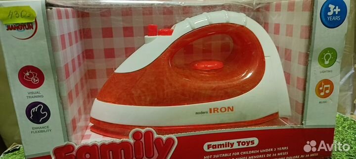 Утюг игровой,свет,звук