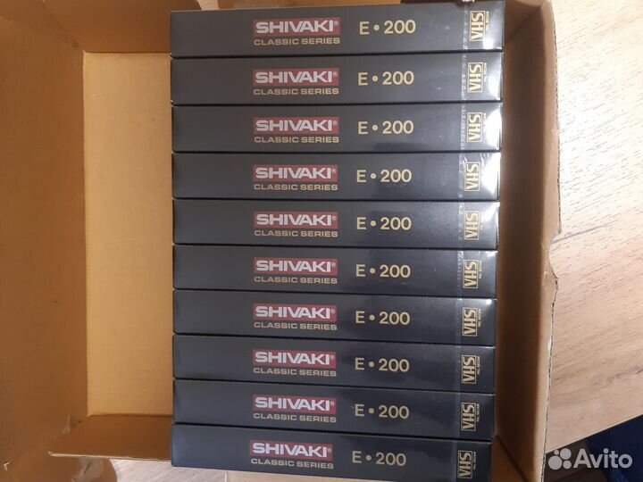 Видеокассеты vhs новые