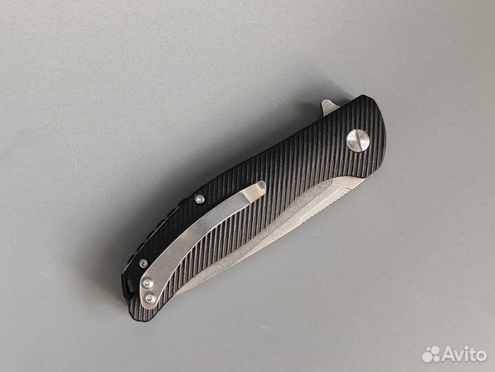 Складной туристический нож D2