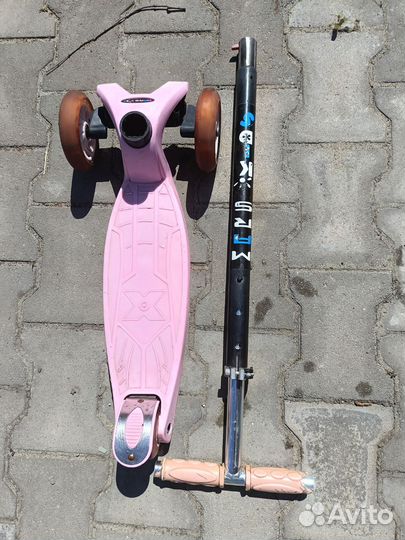 Самокат детский со светящимися колесами