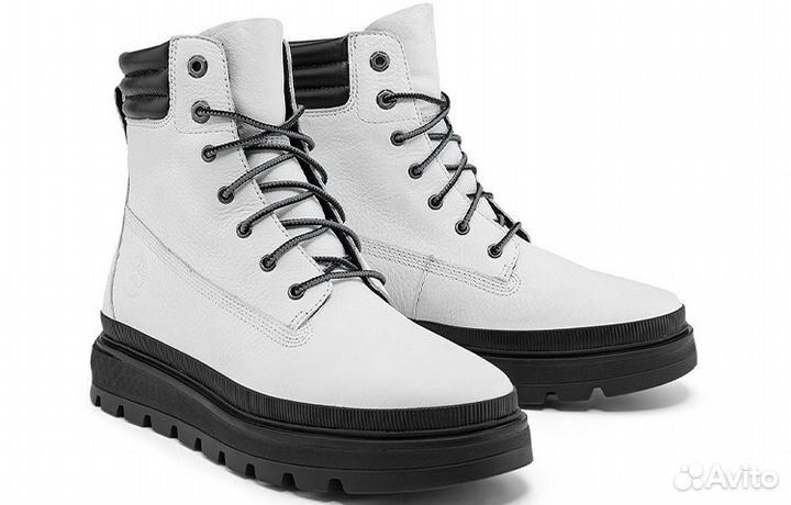 Timberland Greenstride Ray City Waterproof Wide Fit Boot 'White Full Grain' Women's (39)