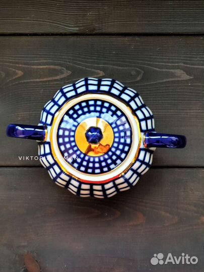 Сахарница лфз Кобальтовая клетка (ифз)