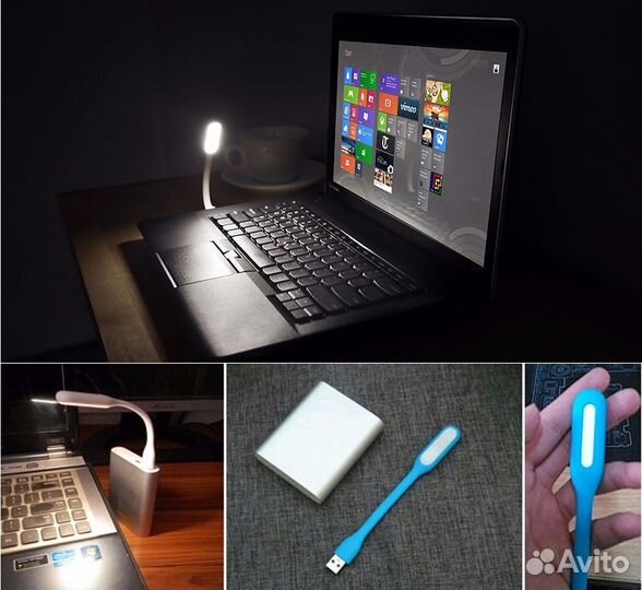 Портативная Гибкая Лампочка USB из светодиодов