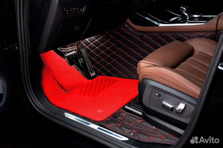 3D Коврики Mercedes Салон Багажник из Экокожи