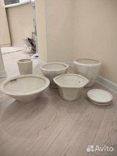 Горшок для цветов керамика бу