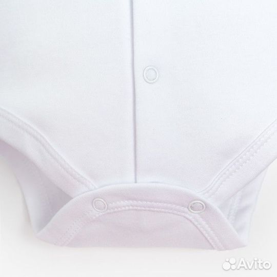 Боди Крошка Я 'Костюм', белый/голубой, микс, рост 86-92 см