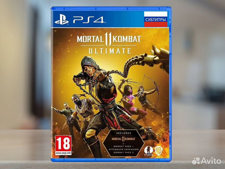 Mortal Kombat 11 Ultimate PS4 диск