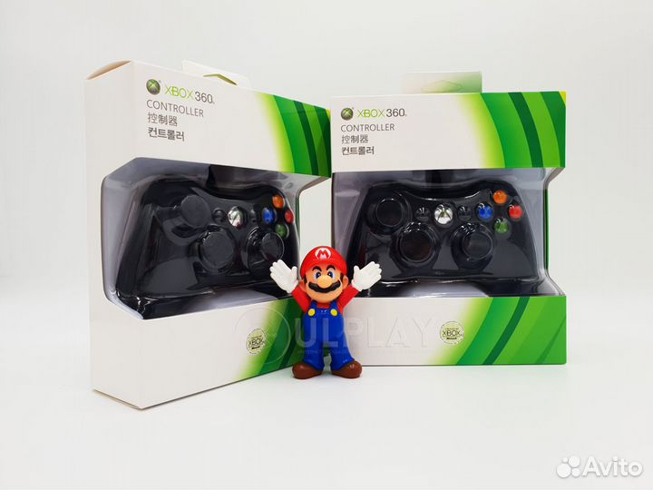 Новые - проводные геймпады для Xbox 360 PC (Black)