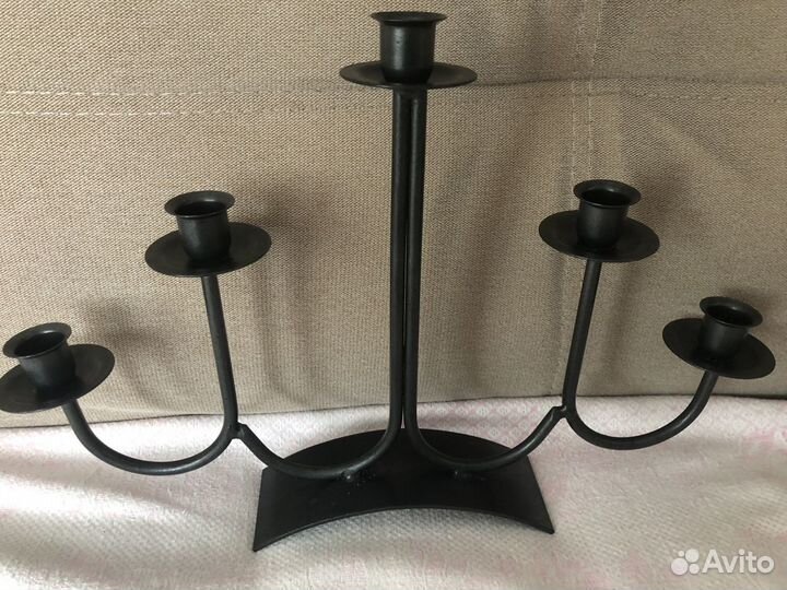 Подсвечник металлический