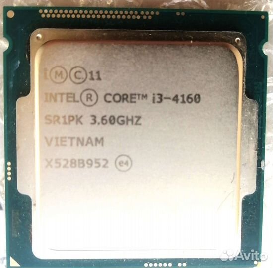 Процессор Intel Core i3-4160 LGA 1150