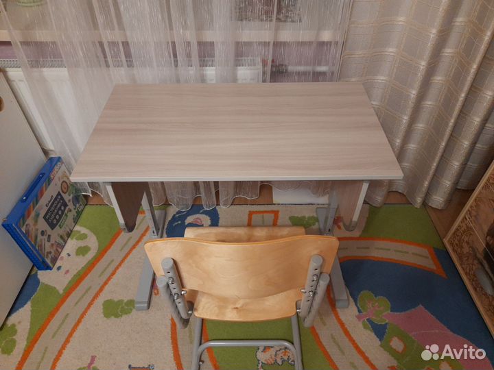 Растущая парта + растущий стул