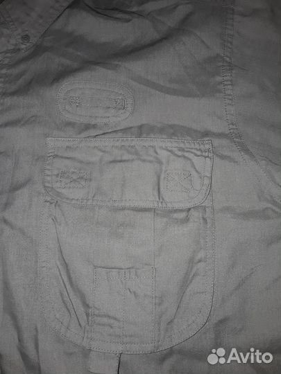 Рубашка мужская Сафари с сеткой, размер XXL (56)