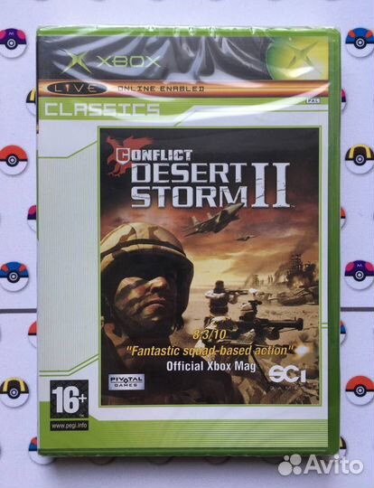 Conflict: Desert Storm Xbox Original Новый Диск