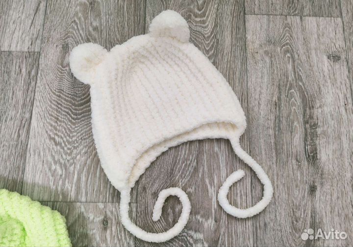 Плюшевый вязаный костюм ручная работа