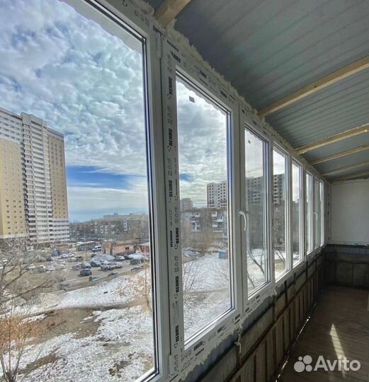 Остекление балконов,окна пвх