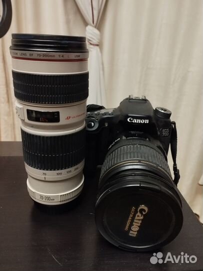 Фотоаппарат Canon eos 70d+объектив efs 17-55 mm