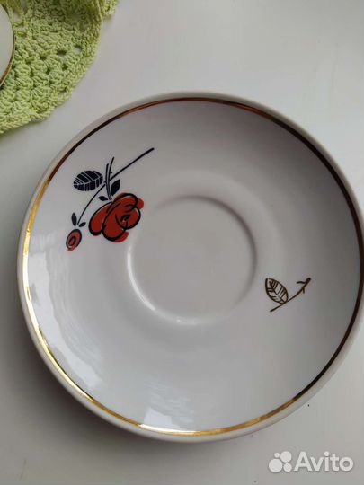 Чайный сервиз 6 чашек СССР 1970г