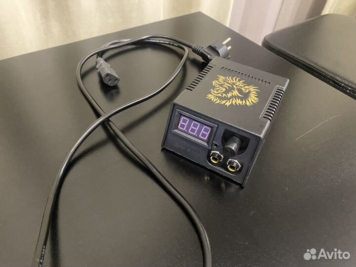 Блок питания и педаль для тату